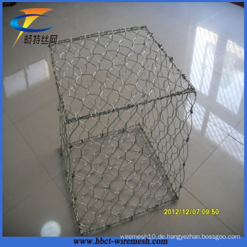 Heißer Verkauf Anping Hexagonal Mesh Galvanisierter Gabion Box